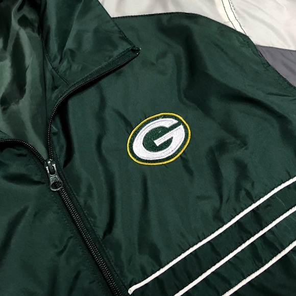 Green Bay Packers - NFL Reebok Mens Windbreaker - Picture 3 of 6